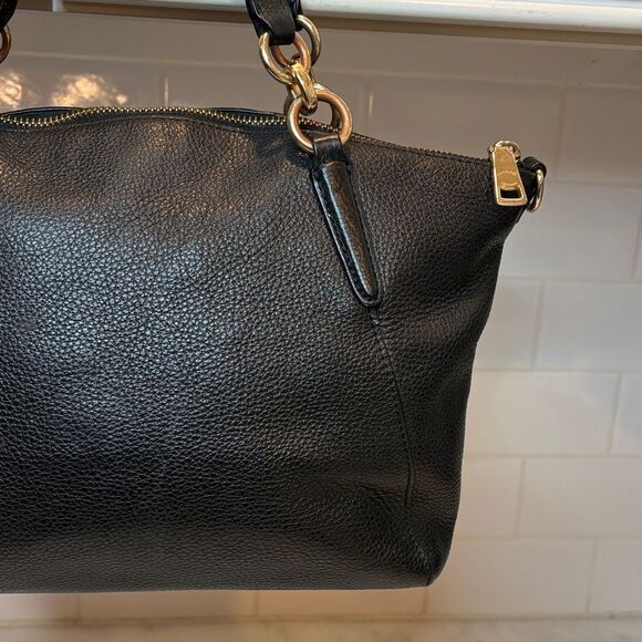 Coach Kelsey Small Pebbled Leather Satchel Shoulder Bag - Picture 5 of 16